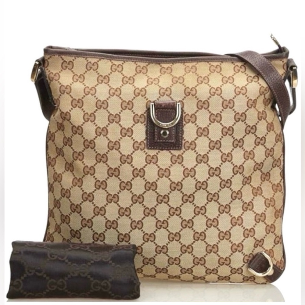 EXCELLENT CONDITION! Authenticated Gucci Abbey D-Ring Messenger Shoulder Bag